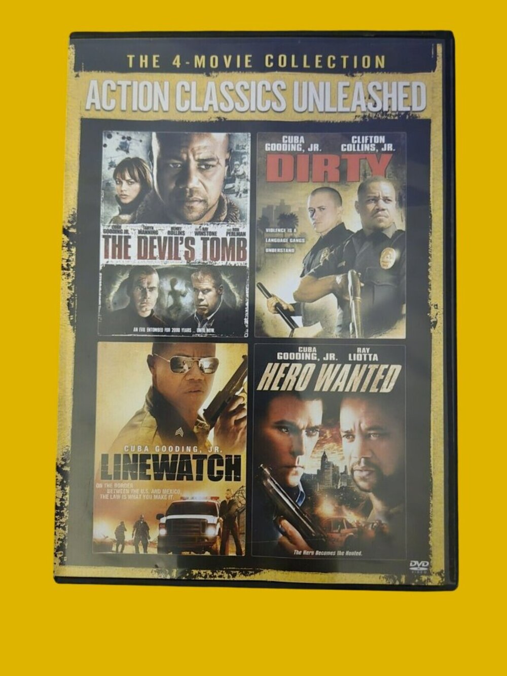 The 4-Movie Collection Action Classics Unleashed DVD Cuba Gooding Jr.